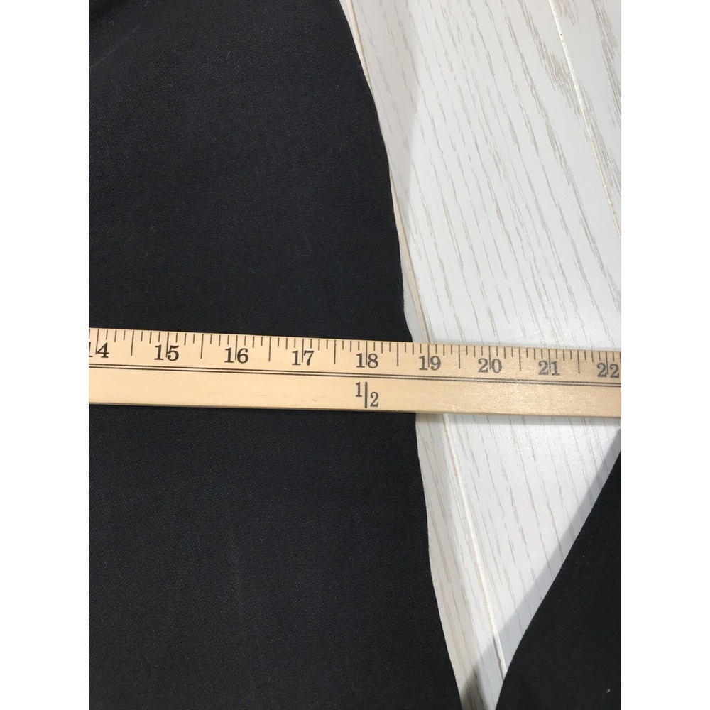 Lauren Ralph Lauren Chino Pants Women 8 Black Adele Dress Pant Straight 2 Pair - Picture 5 of 11